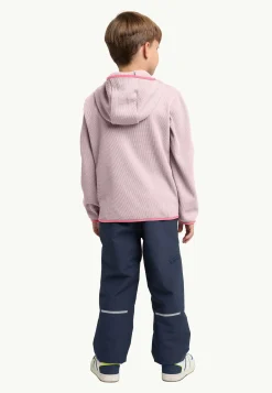 Clearance Actamic Grid Midlayer K Kinder Fleece|Fleecejacken