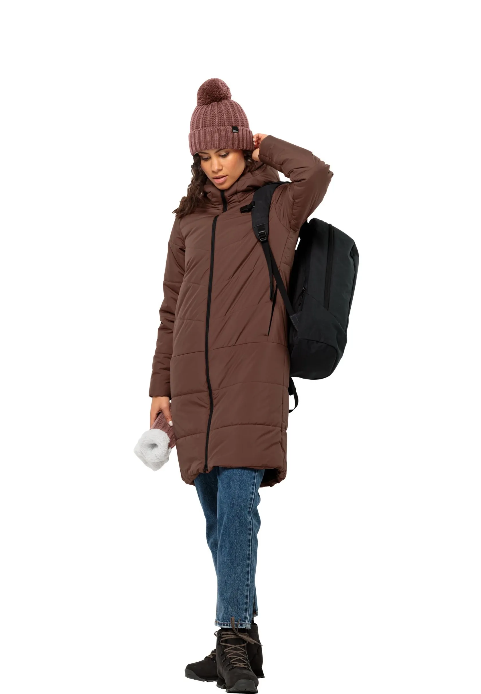 Hot Deutzer Coat W Damen Übergangsjacken|Parkas & Mäntel