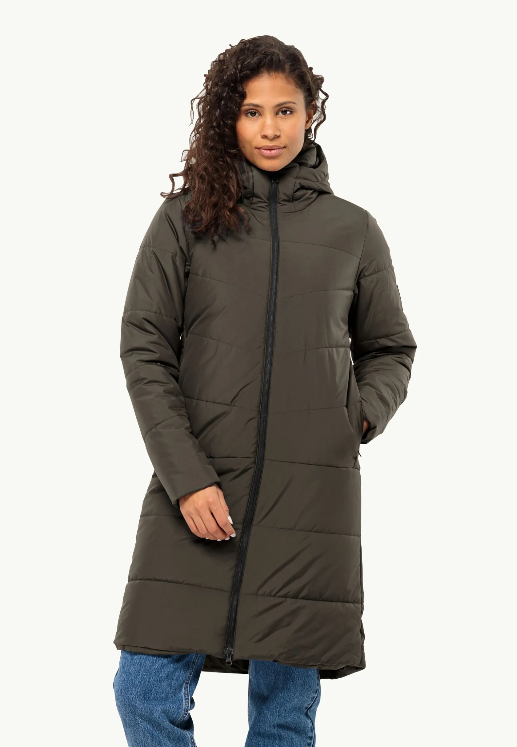 Hot Deutzer Coat W Damen Übergangsjacken|Parkas & Mäntel