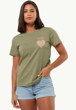 Hot Discover Heart T W Damen T-Shirts & Longsleeves