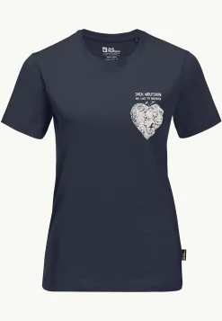Hot Discover Heart T W Damen T-Shirts & Longsleeves