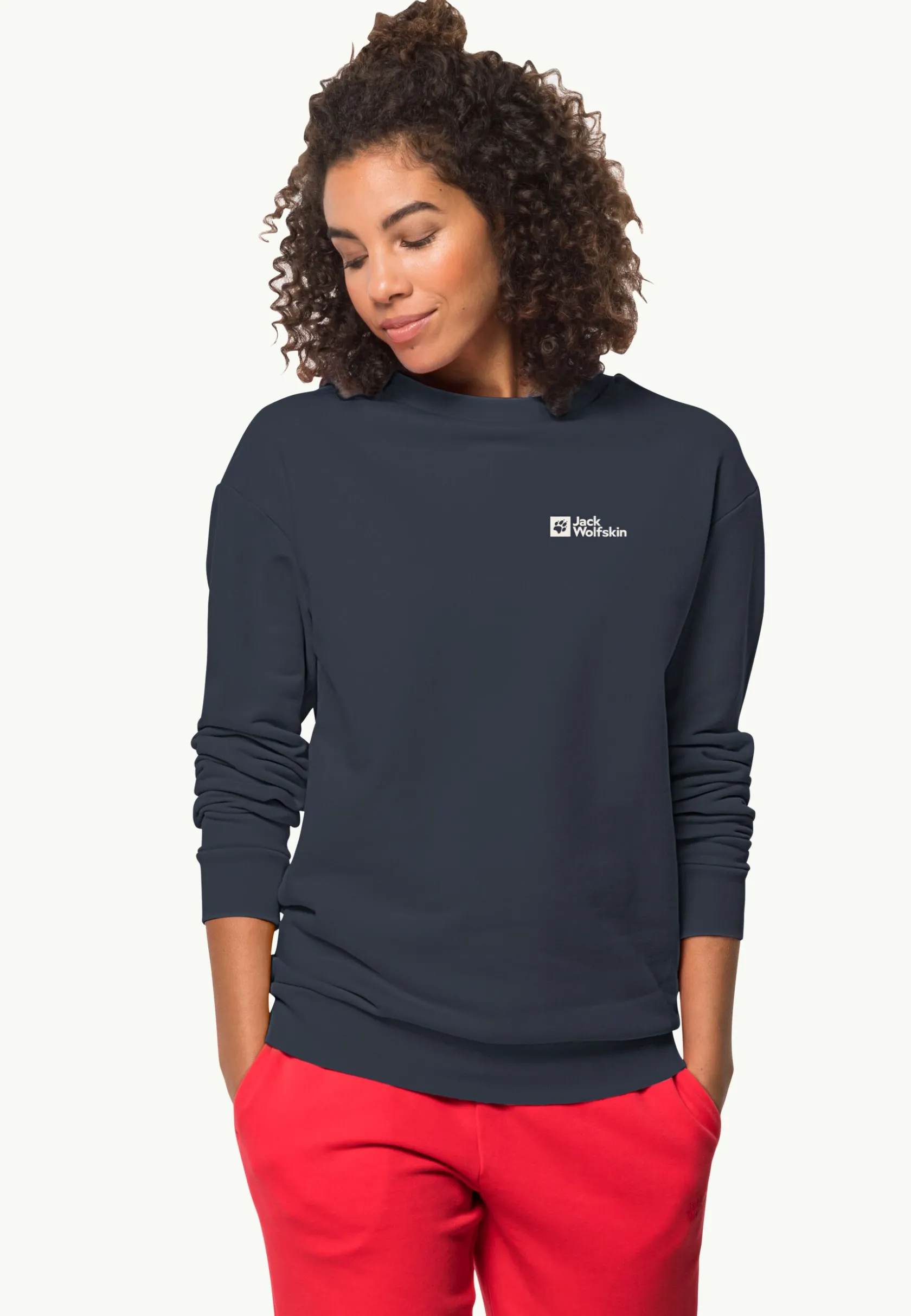Online Essential Crewneck W Damen Hoodies & Pullover