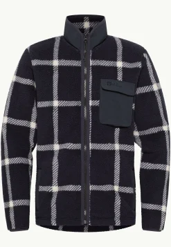 Fashion Felslicht Check Jkt M Herren Fleece|Fleecejacken