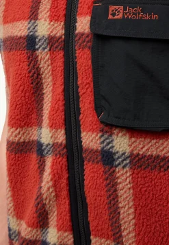New Felslicht Check Vest M Herren Fleece|Fleecejacken
