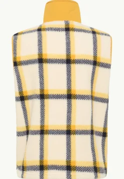 New Felslicht Check Vest M Herren Fleece|Fleecejacken