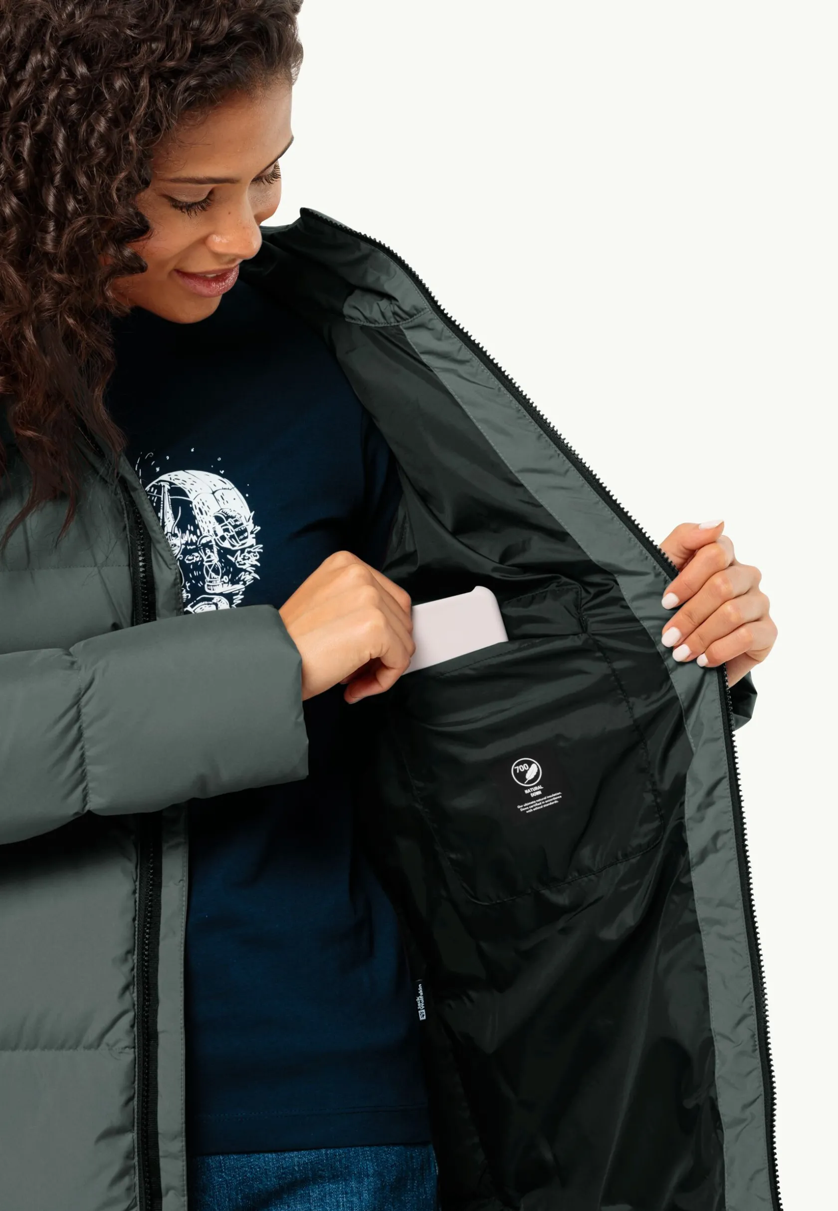 Fashion Frozen Lake Coat W Rds Damen Übergangsjacken|Isolationsjacken