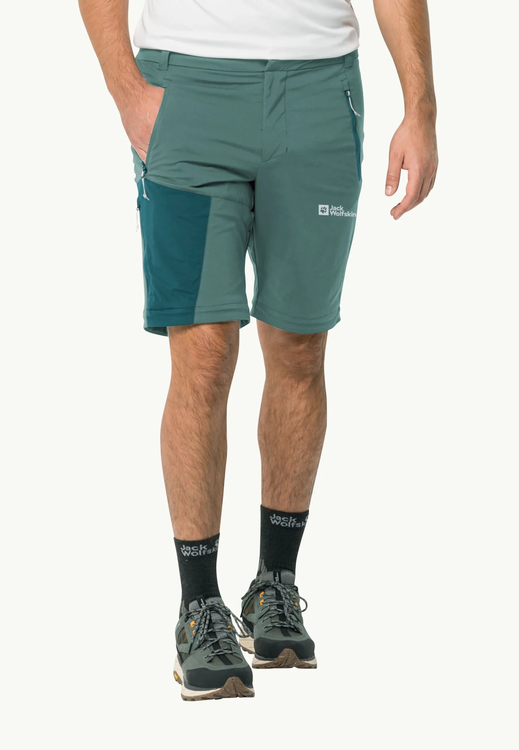 Clearance Glastal Zip Away Pants M Herren Softshellhosen|Wanderhosen