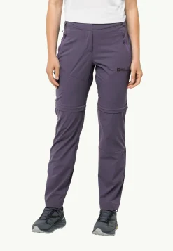 Outlet Glastal Zip Away Pants W Damen Softshellhosen|Wanderhosen