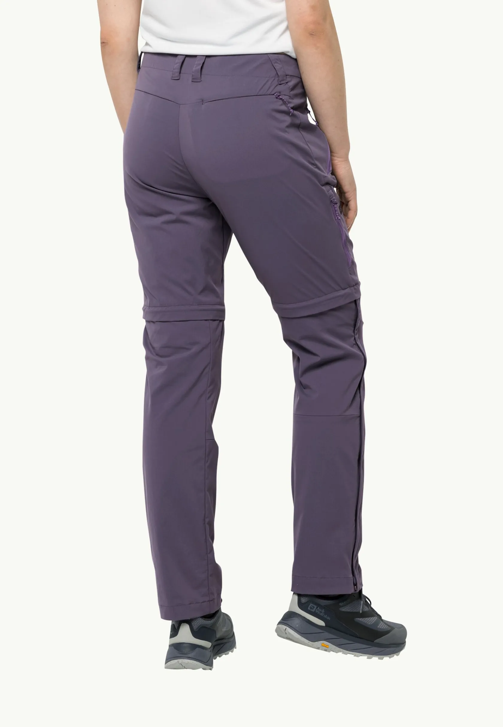 Outlet Glastal Zip Away Pants W Damen Softshellhosen|Wanderhosen
