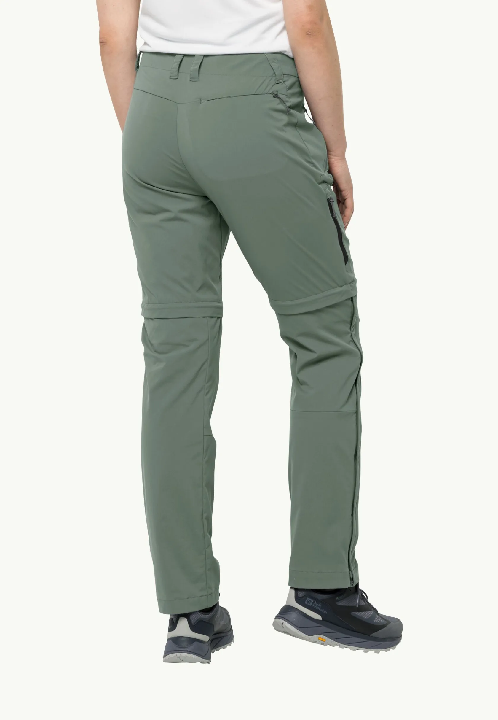 Outlet Glastal Zip Away Pants W Damen Softshellhosen|Wanderhosen