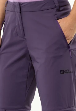 Hot Glastal Zip Off Pants W Damen Softshellhosen|Wanderhosen