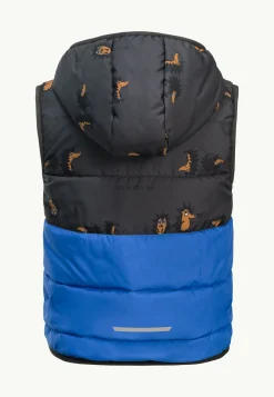 Hot Gleely Ins Hooded Vest K Kinder Fleece|Fleecejacken