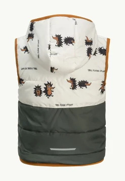 Hot Gleely Ins Hooded Vest K Kinder Fleece|Fleecejacken