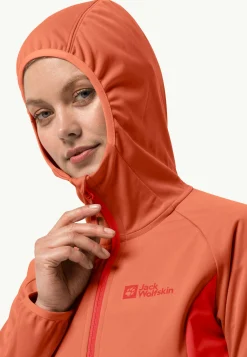 Online Go Hike Softshell W Damen Windjacken|Fleecejacken