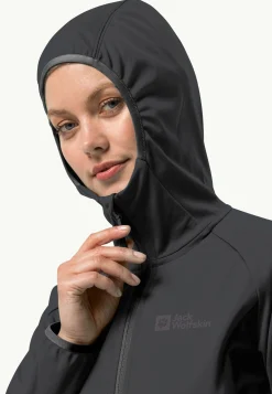Online Go Hike Softshell W Damen Windjacken|Fleecejacken