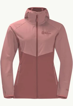 Online Go Hike Softshell W Damen Windjacken|Fleecejacken