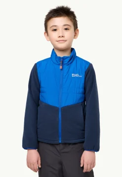 Fashion Haldor Hybrid K Kinder Fleece|Fleecejacken