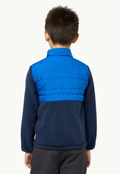 Fashion Haldor Hybrid K Kinder Fleece|Fleecejacken