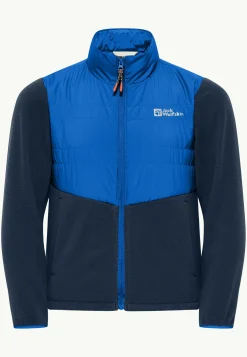 Fashion Haldor Hybrid K Kinder Fleece|Fleecejacken
