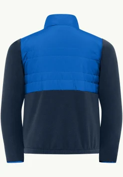 Fashion Haldor Hybrid K Kinder Fleece|Fleecejacken