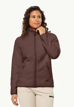 Discount High Curl Jacket W Damen Fleece|Fleecejacken