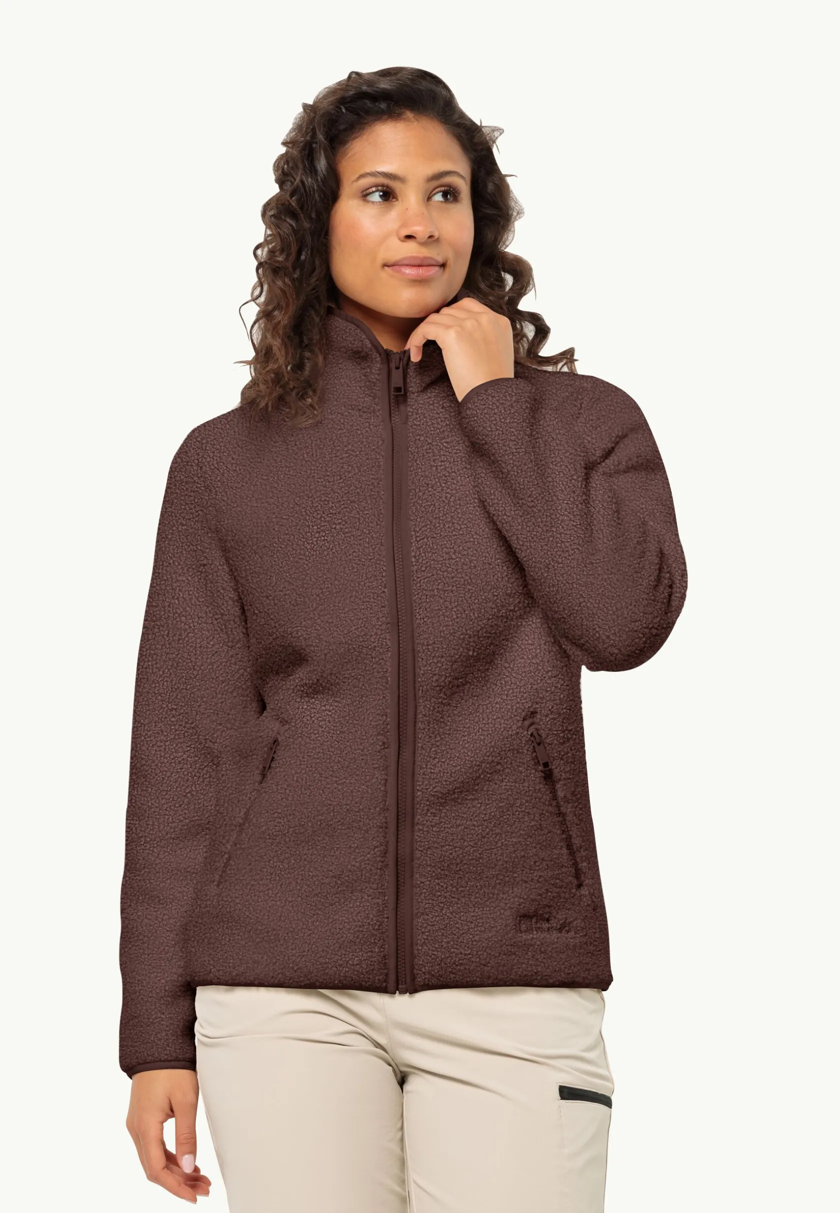 Discount High Curl Jacket W Damen Fleece|Fleecejacken