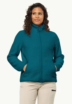 Discount High Curl Jacket W Damen Fleece|Fleecejacken
