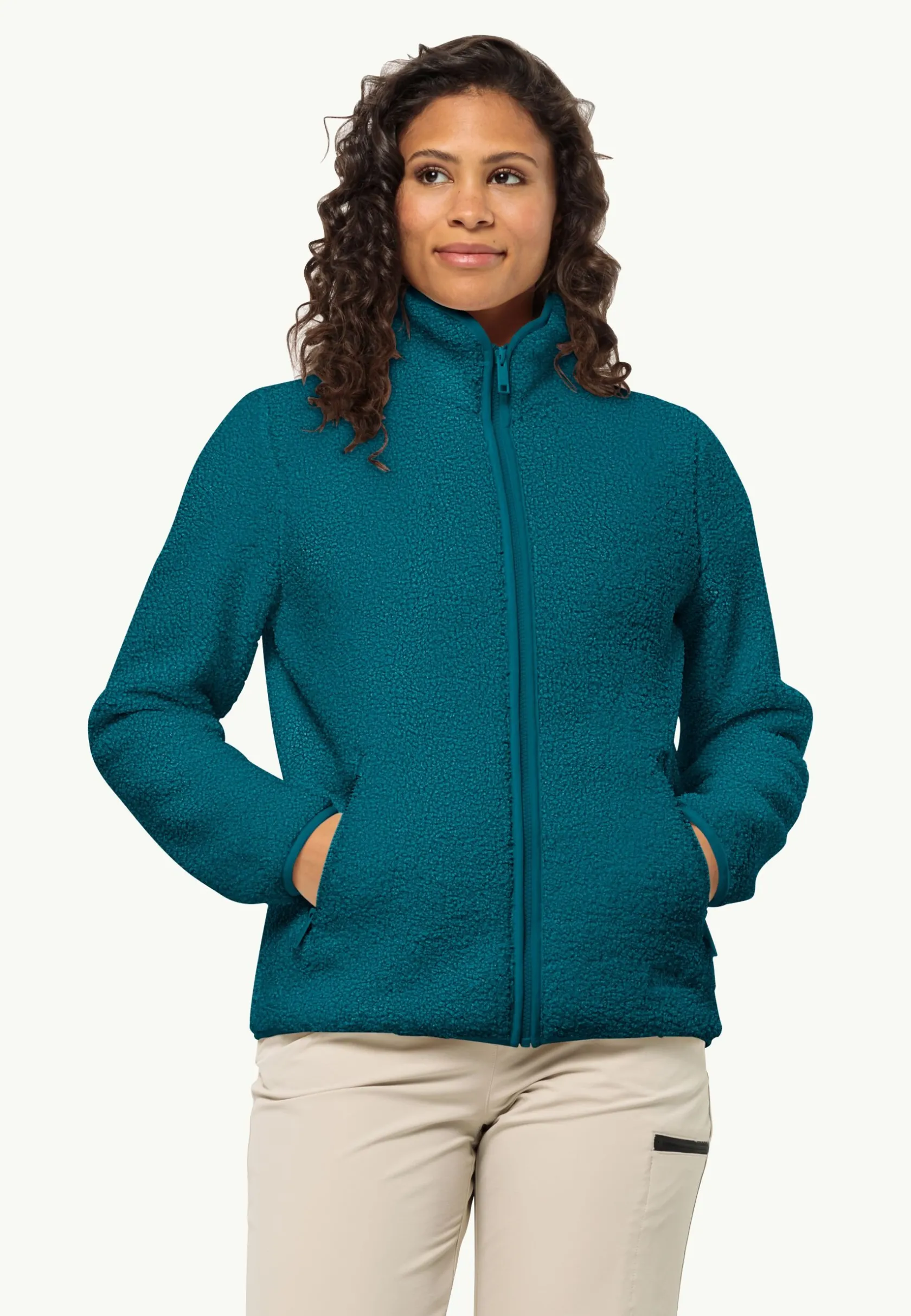 Discount High Curl Jacket W Damen Fleece|Fleecejacken