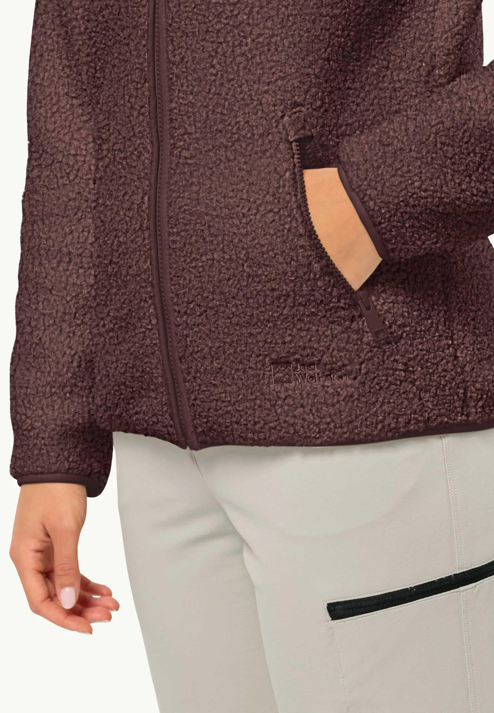 Discount High Curl Jacket W Damen Fleece|Fleecejacken