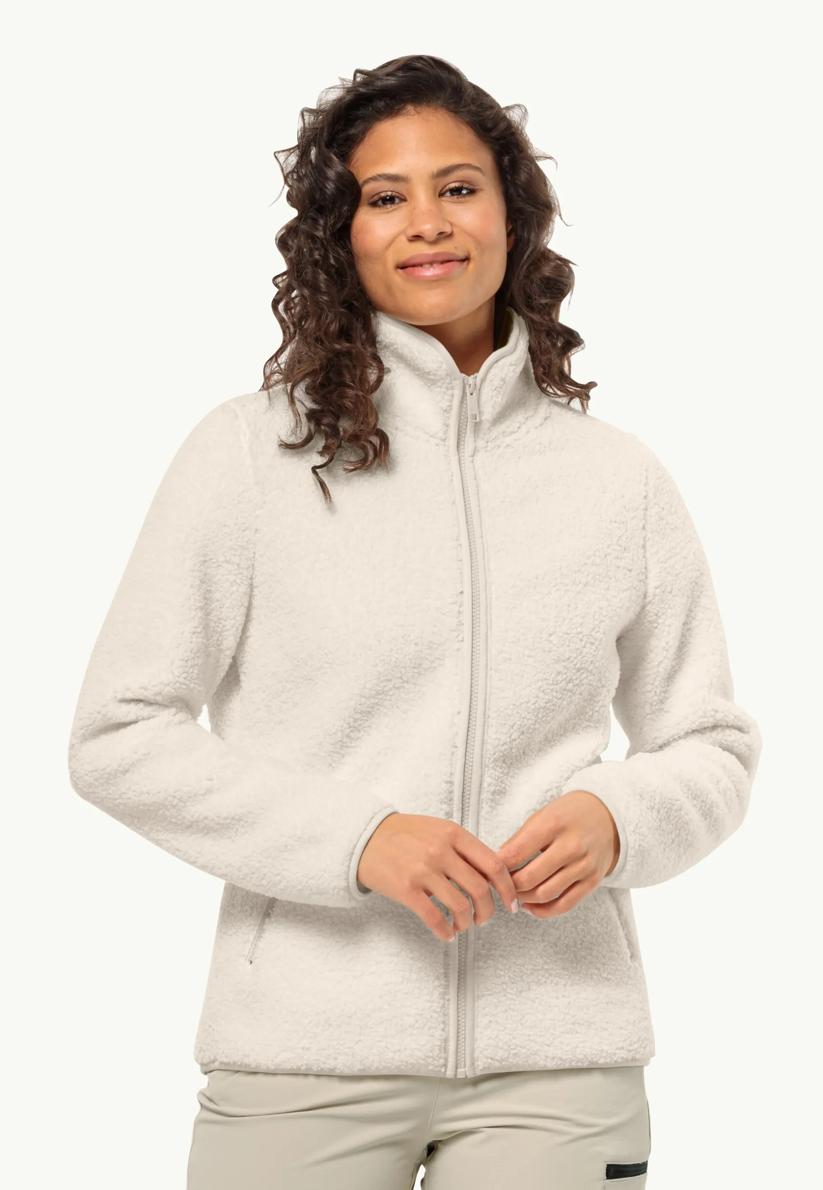 Discount High Curl Jacket W Damen Fleece|Fleecejacken