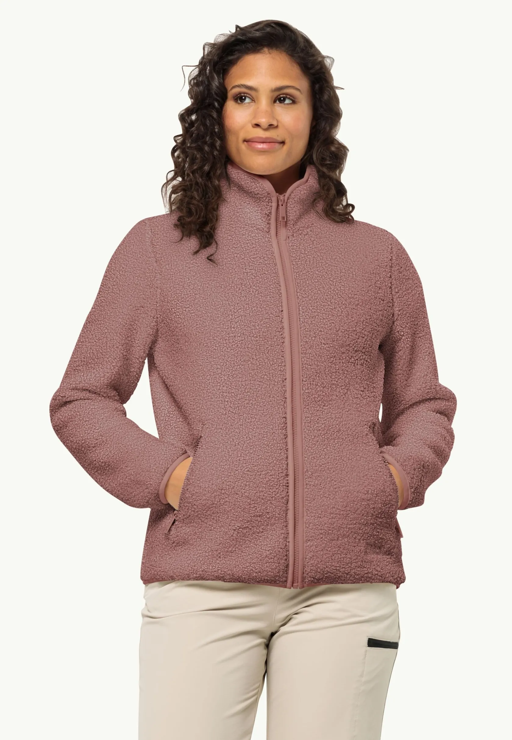 Discount High Curl Jacket W Damen Fleece|Fleecejacken
