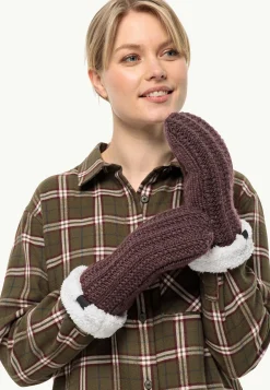 Clearance Highloft Knit Mitten W Damen Handschuhe