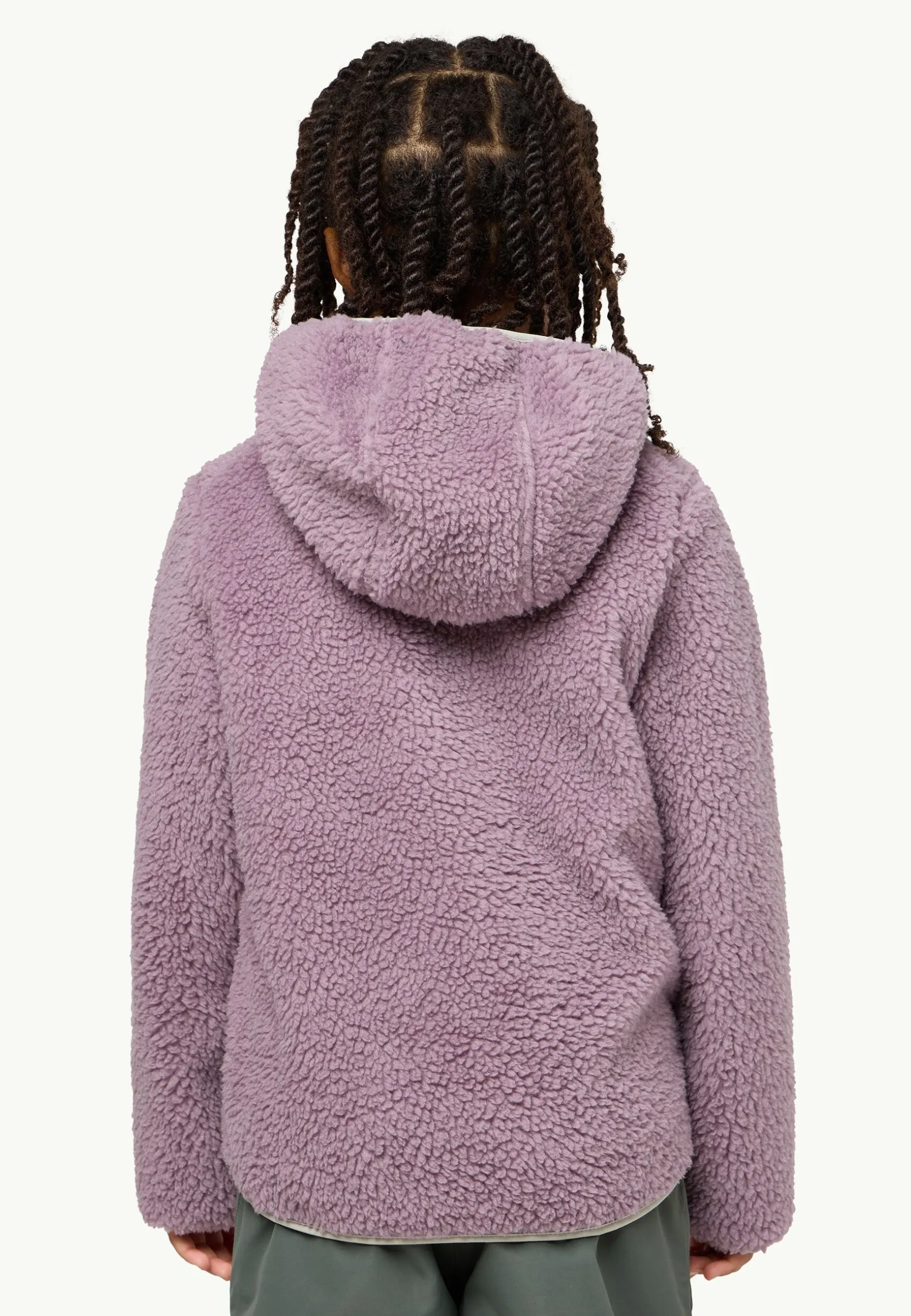 New Ice Curl Hood Jacket K Kinder Fleece|Fleecejacken