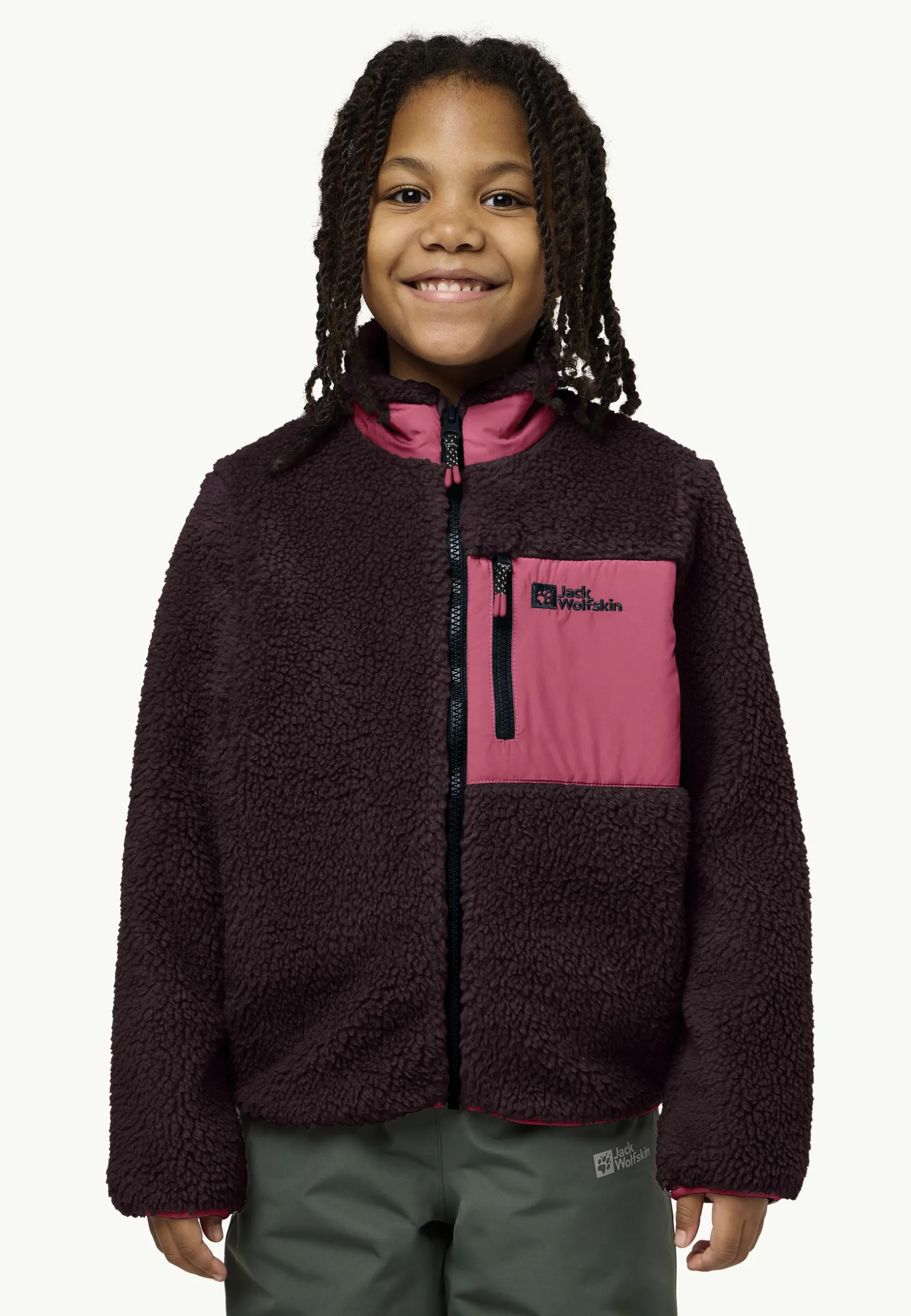 Clearance Ice Curl Jacket K Kinder Fleece|Fleecejacken