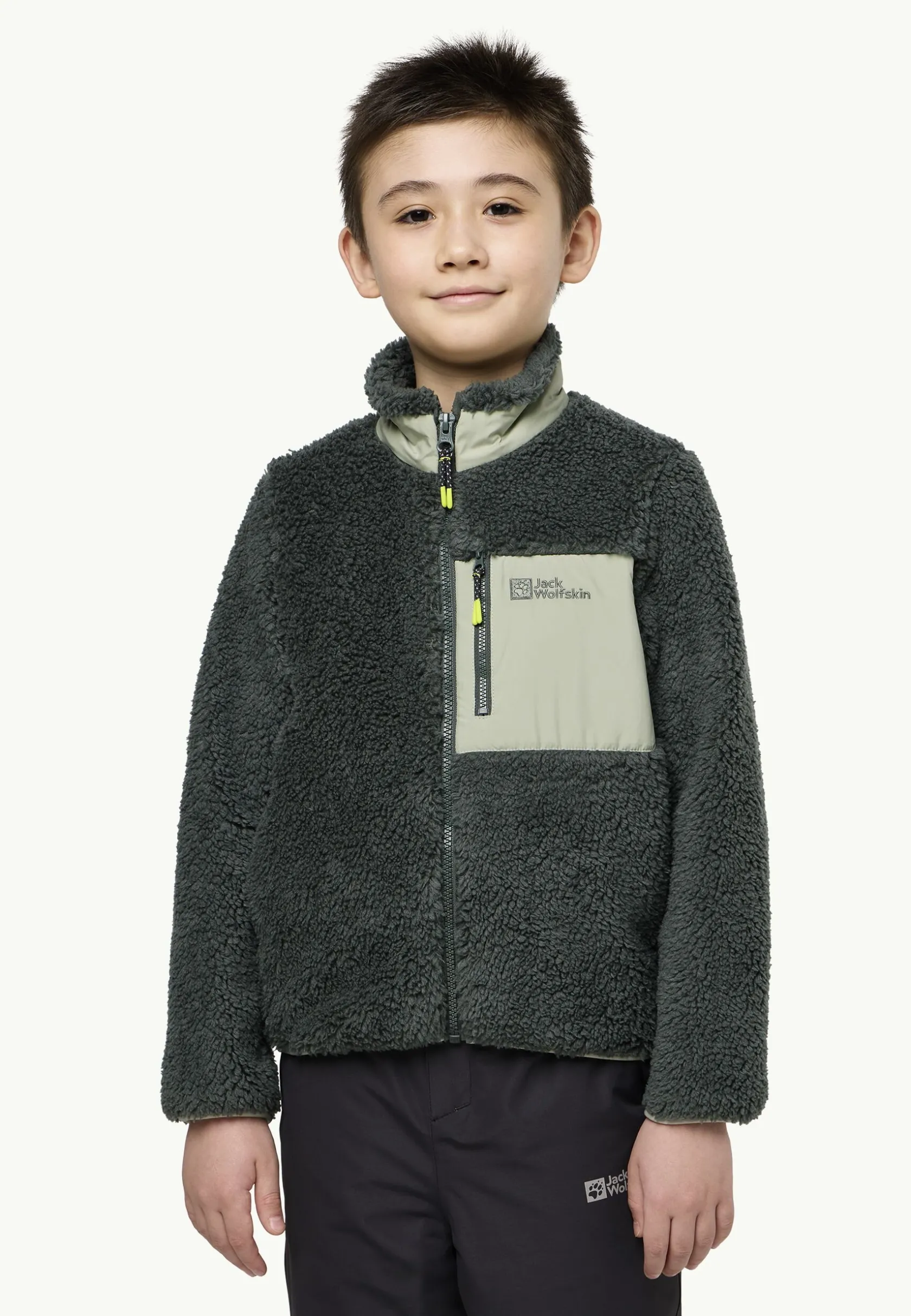 Clearance Ice Curl Jacket K Kinder Fleece|Fleecejacken
