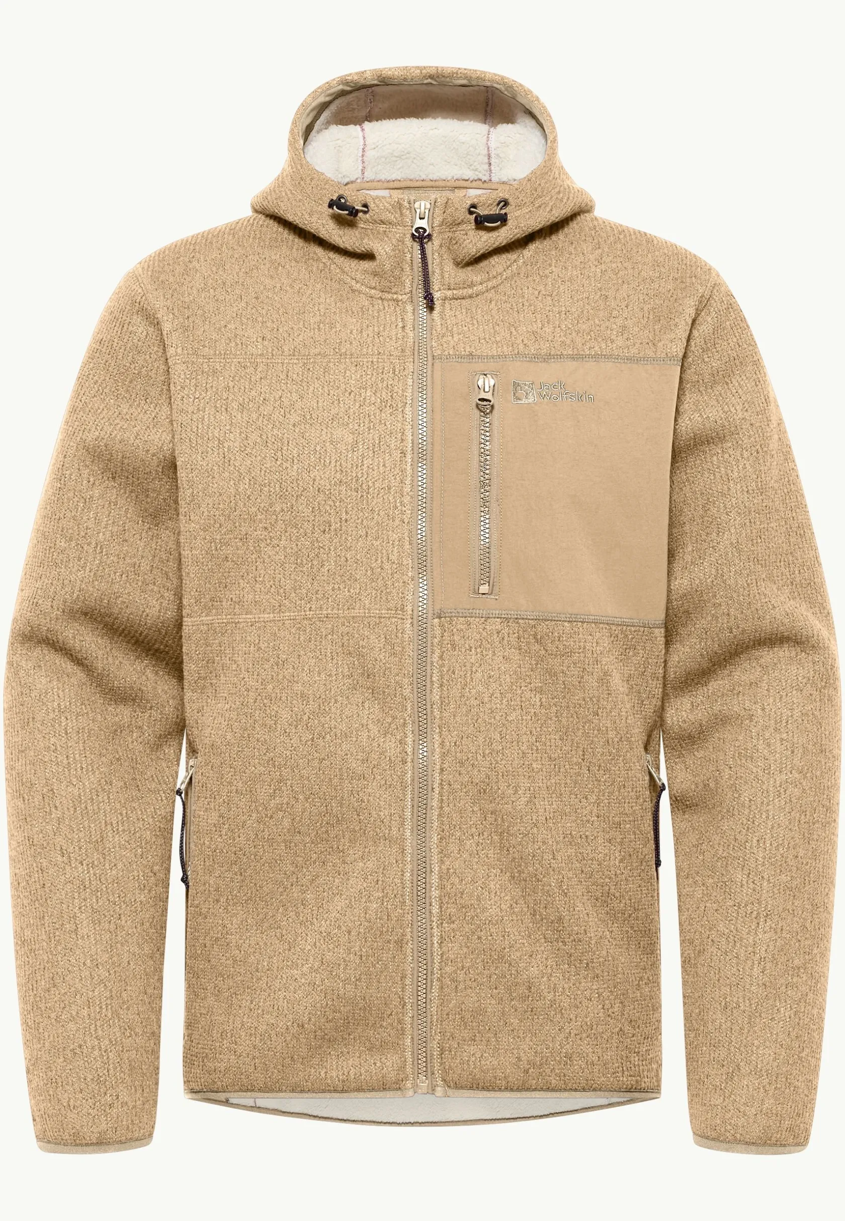Outlet Kaminfeuer Hooded Jkt M Herren Fleecejacken|Fleece