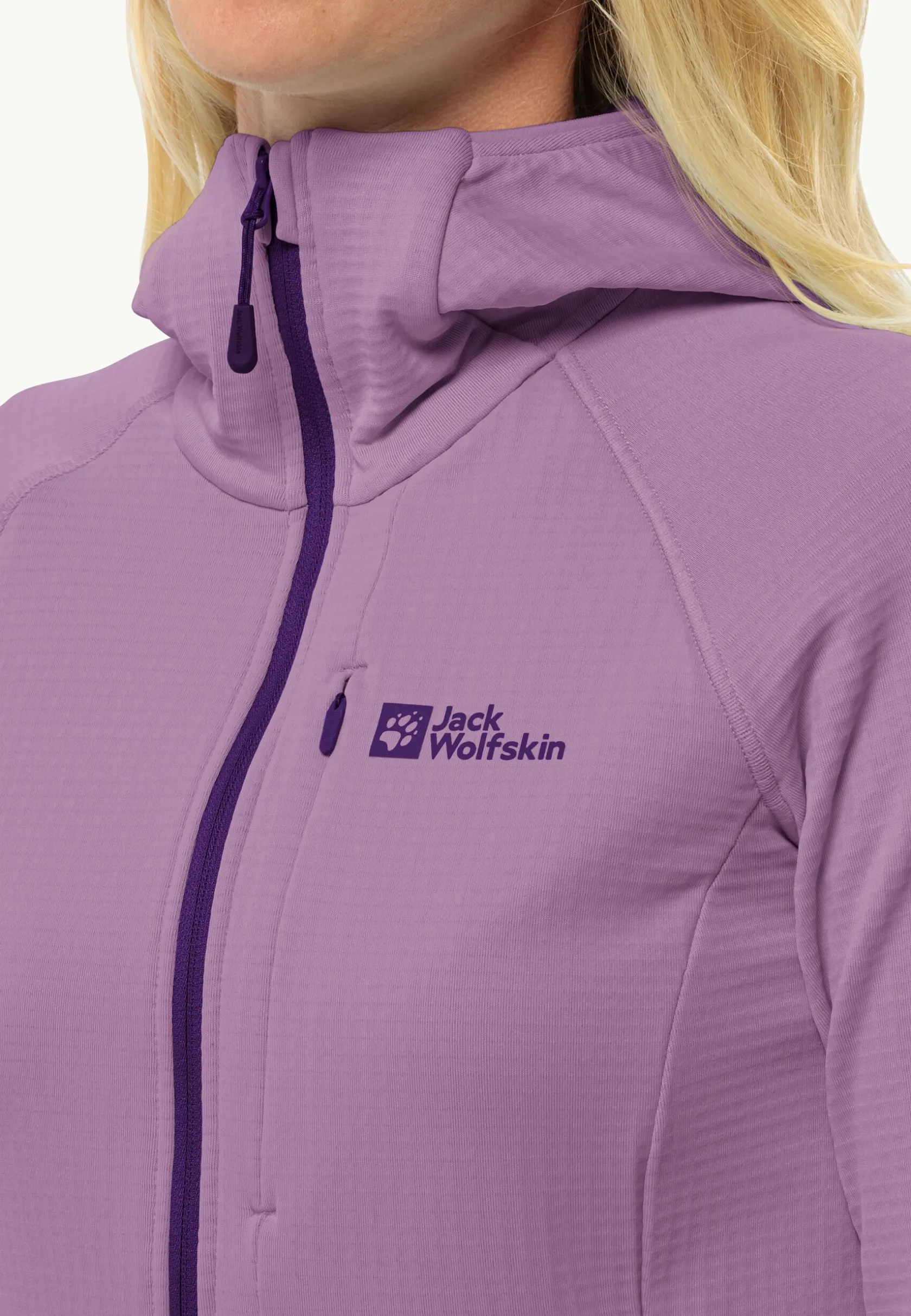 Online Kolbenberg Hooded Fz W Damen Fleece|Fleecejacken