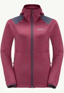 Fashion Kolbenberg Hooded Fz W Damen Fleece|Fleecejacken