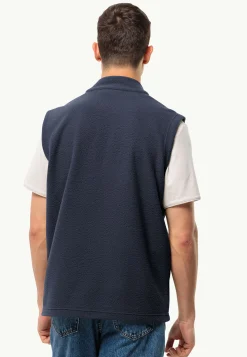 Online Light Curl Vest M Herren Fleece|Fleecejacken