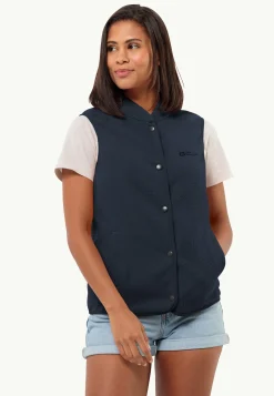 Sale Light Curl Vest W Damen Fleece|Fleecejacken