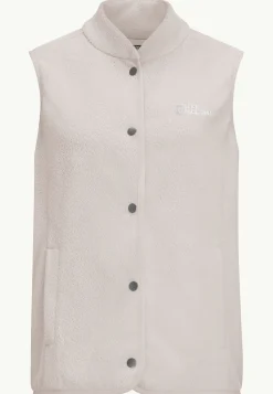 Sale Light Curl Vest W Damen Fleece|Fleecejacken