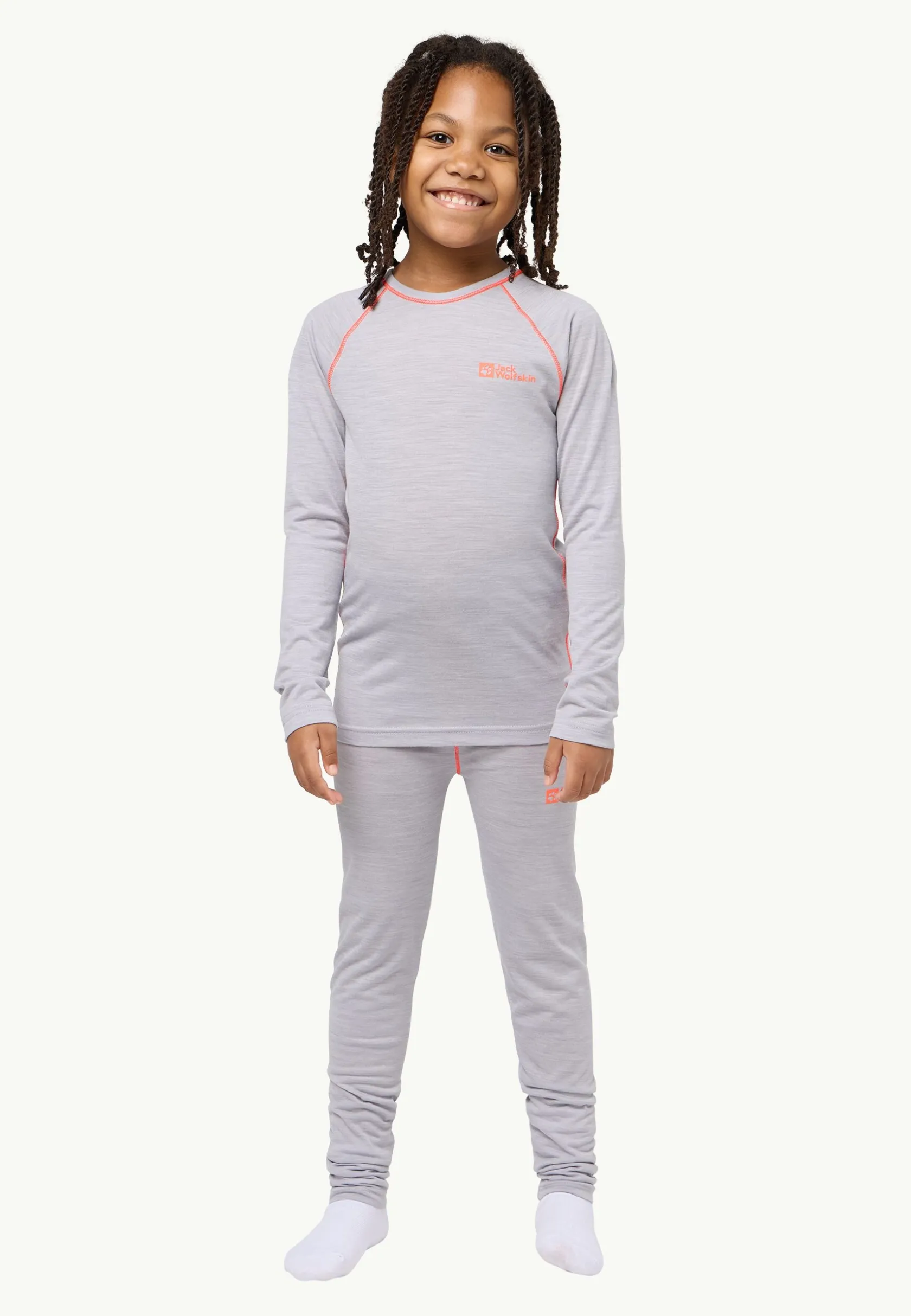 Online Merino Baselayer Set K Kinder Funktionsshirts