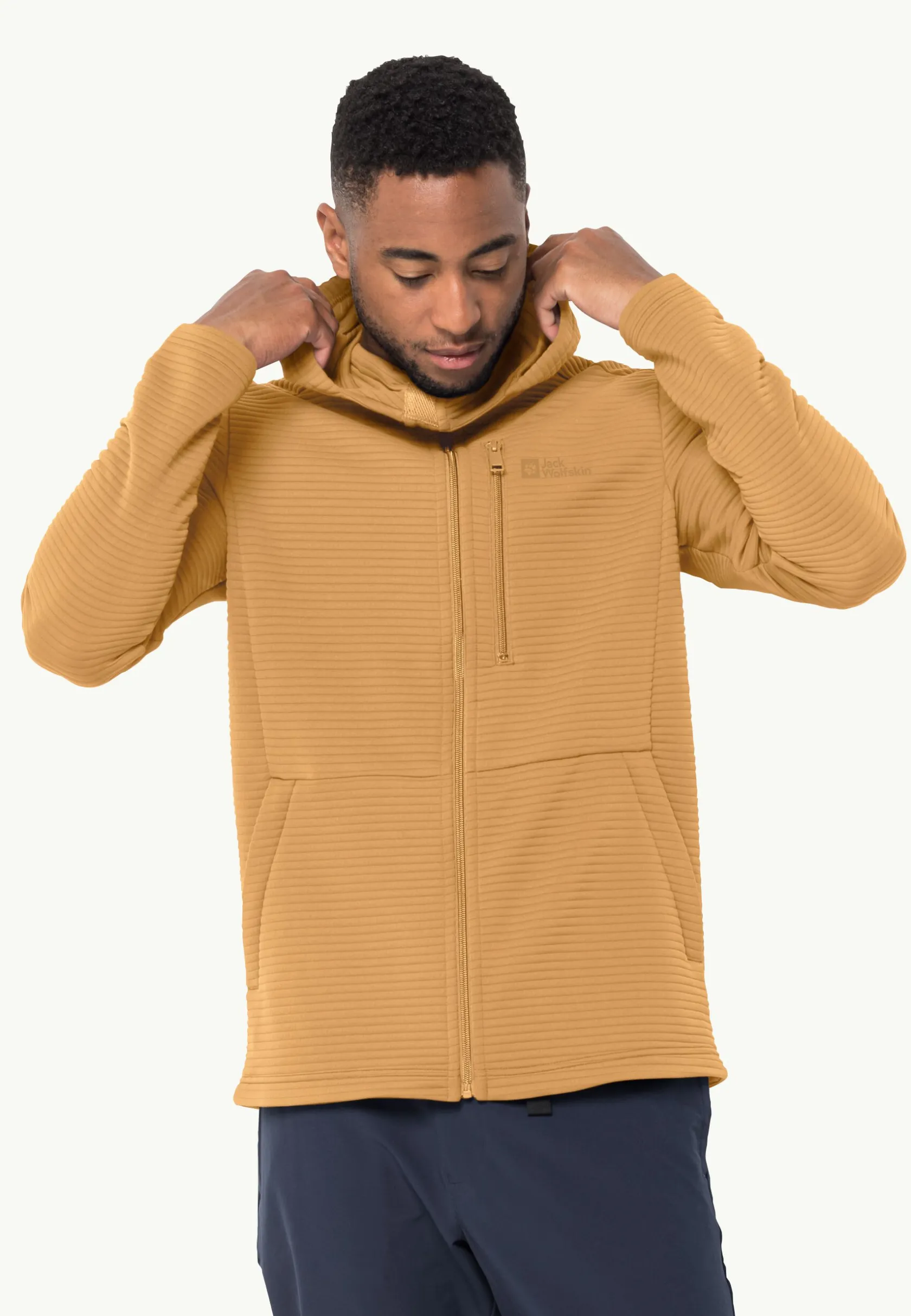 Fashion Modesto Hooded Jkt Men Herren Fleece|Fleecejacken