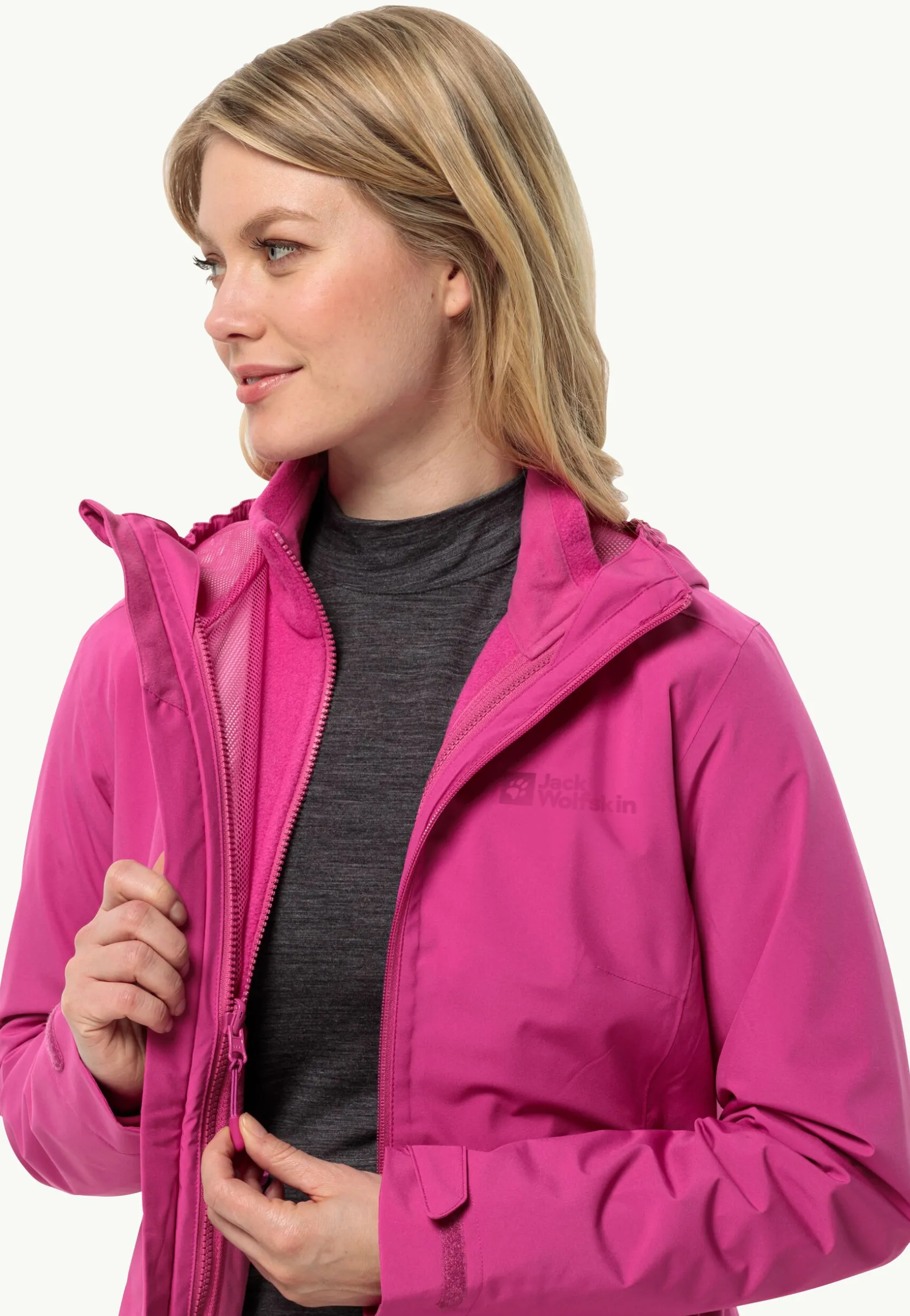 Outlet Moonrise 3in1 Jkt W Damen Übergangsjacken|Regenjacken