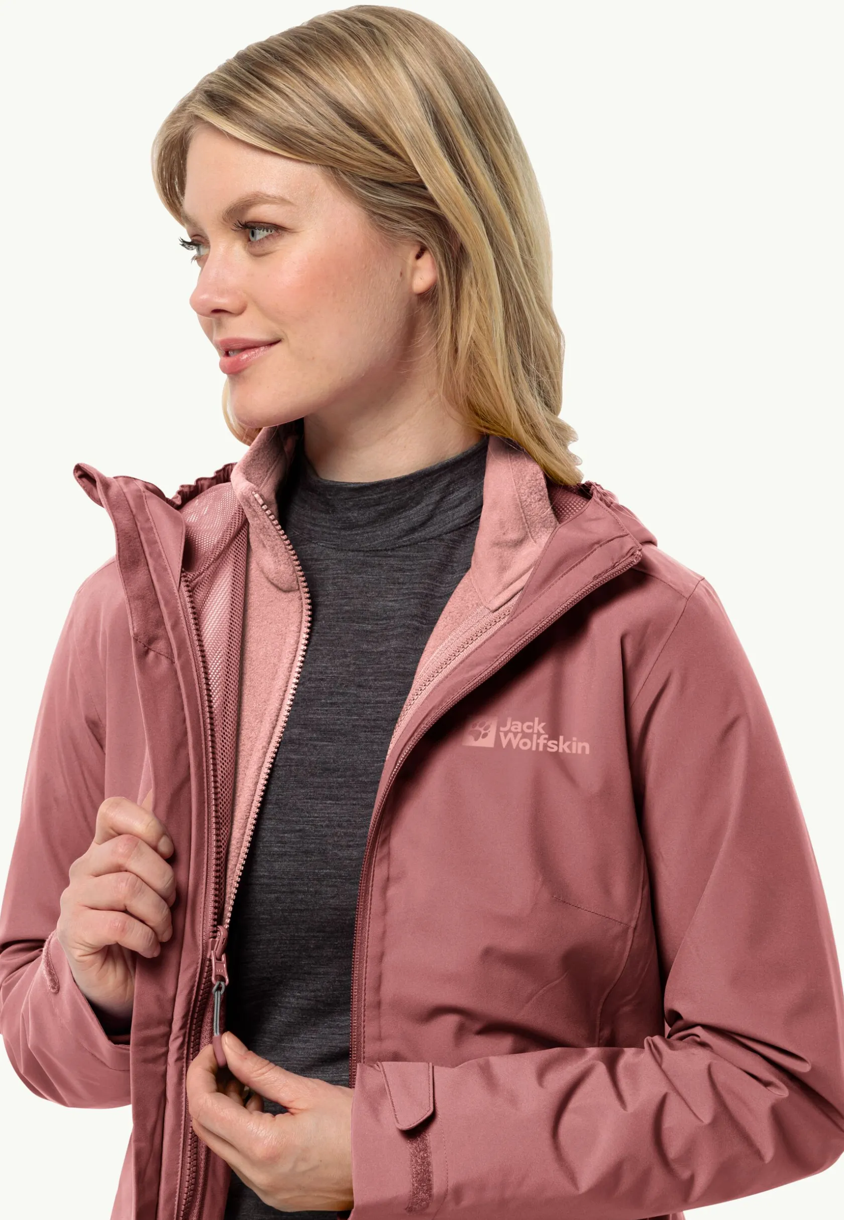 Outlet Moonrise 3in1 Jkt W Damen Übergangsjacken|Regenjacken