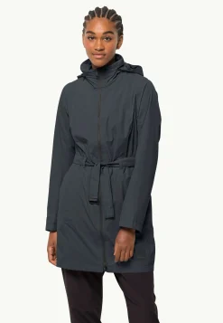New Norden Port Coat W Damen Windjacken|Übergangsjacken