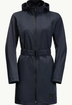 New Norden Port Coat W Damen Windjacken|Übergangsjacken