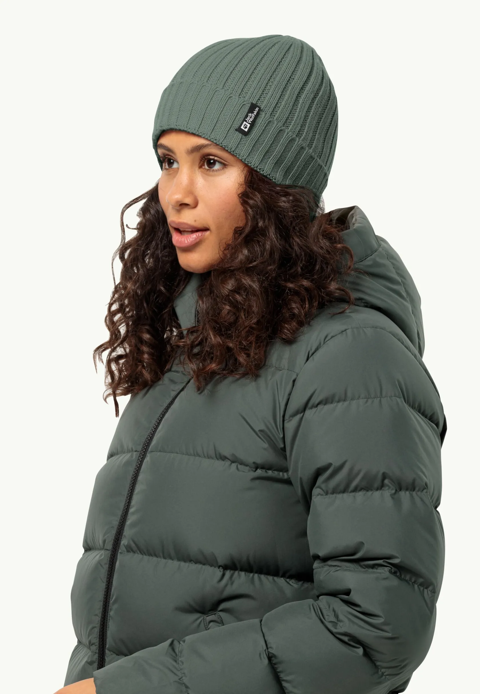 Outlet Rib Knit Beanie Damen Caps & Hüte|Mützen