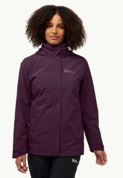 Hot Rotwand 3in1 Jkt W Damen Winterjacken|3-In-1 Jacken