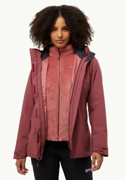 Hot Rotwand 3in1 Jkt W Damen Winterjacken|3-In-1 Jacken